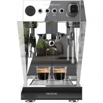 Cafetera Express Barista Cecotec Baristeo Brava - 3150W, Bomba 15 Bares, Doble Caldera, Manómetro, Vaporizador, Depósito 2.5L, Extracción de Cre