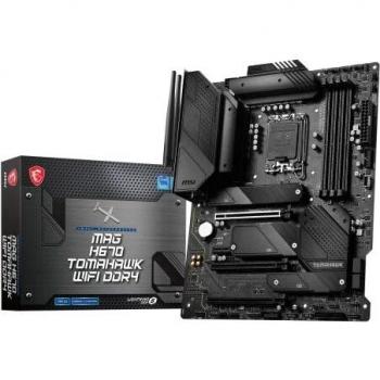 MSI MAG H670 Tomahawk WiFi Placa Base Intel Core DDR4 Negro