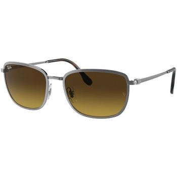 Ray-Ban Gafas de Sol RB 3705 Asian Fit 916785 para Hombre Gunmetal 60