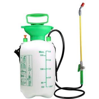 VOXON Pulverizador de Resión Boquilla Ajustable de 5 litros Capacidad para Ser Utilizado como Jardinería, Lavado de Coches, Limpieza de Ventanas, Riego de Flores, Fertilización y Mucho Más