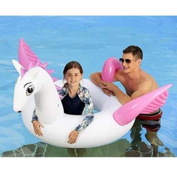 ATOSA flotador hinchable pegaso rosa 150*170*80 cm