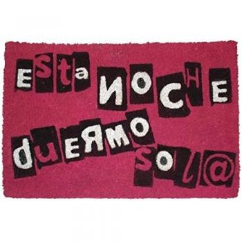 koko doormats Felpudo con Diseño Duermo, PVC, Coco, 60 x 40 cm