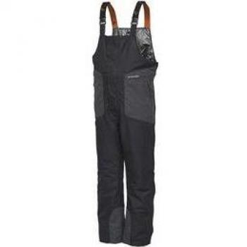 Savage Gear Babero Heatlite Thermo Negro - Salopette Homme HEATLITE Thermo B&B - Noir - Black, XL