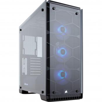 Corsair Crystal Series 570X RGB Mid-Tower Computer Case with Tempered Glass - Black (CC-9011098-WW)