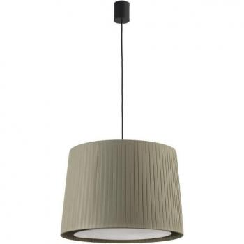 Lámpara Colgante Cilíndrica Samba Verde, Acero, E27, 500 cm