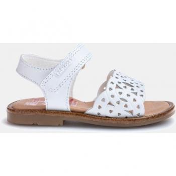 Sandalias Pablosky 039200 - Blanco con Suela Clásica de Vestir y Cierre Adherente