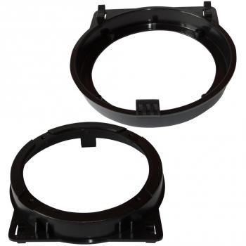 AERZETIX: 2 Adaptadores soportes de Altavoces - 130mm - Puertas Delanteras/Traseras - Estante Trasero Lateral – para Automóvil