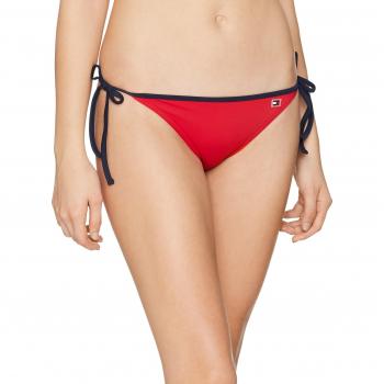 Tommy Hilfiger Cheeky String Side Tie, Braguita de Bikini para Mujer, Rojo