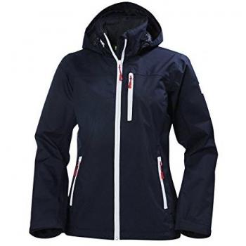 Helly Hansen W Crew Hooded, Chaqueta para Mujer, Azul, X-Large
