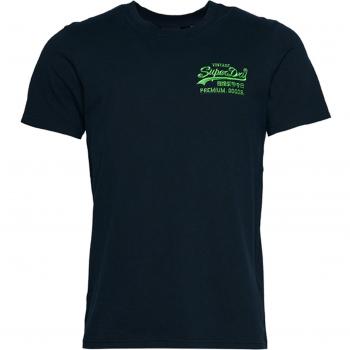 Superdry Camiseta Vintage Logo Neon Verde