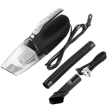 CIMIVA Aspirador Coche 100W DC12V Aspiradora de Mano Portátil con Bolsa de Transporte con Luz Led de Trabajo 4.5M Cable con Cargador de Coche Mojado/Seco Polvo Buster Dustbuster