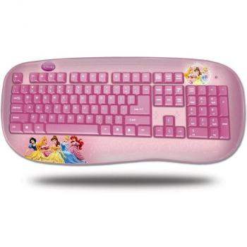 Disney dsy kb811 multimedia princess dream teclado teclado qwerty azerty importado de francia