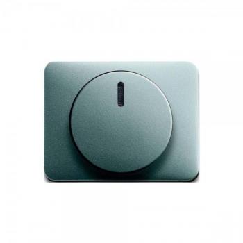 Busch-Jaeger 6540-266 Titanium Dimmer Cover Plate with Rotary Knob