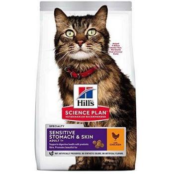 Hills Scie Hsp Feline Adult Sensitive Stomach Skin 1,5Kg 1500 g