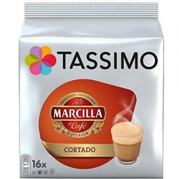 TASSIMO caf marcilla cortado estuche 16 cpsulas