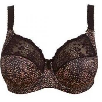 Elomi Morgan Full Cup Wired Bra - Ebony - 34H - Female