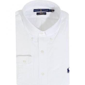 Camisa Polo Ralph Lauren Slim Fit Blanca para Hombre - Talla XXL