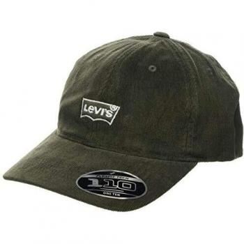 Levi's Cord Batwing Cap Flexfit Gorra, Verde