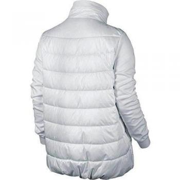 Nike W Nsw Syn Fll Av15 Jkt - Chaqueta para mujer, color blanco / negro, talla M