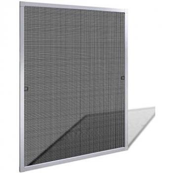 vidaXL Mosquitera Red Ventana 80x100 cm Aluminio Blanco Pantalla Insecto Malla