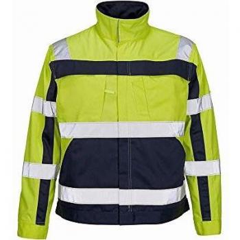Chaqueta de Trabajo Mascot Hi-Vis Amarillo/Navy Talla 4XL Safe Compete