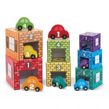 Nesting & Sorting Garages & Cars: Classic Toys - Blocks