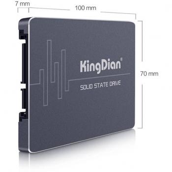 KingDian S200 - Tarjeta SSD 60 GB MLC 6,35 cm/2.5 7 mm SATA III 6 Gb/s Original de la marca MLC 60 GB, unidad de Estado sólido interno para aumento de velocidad de PC de escritorio y MacPro