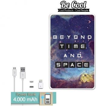 Becool® - Batería Externa Power Bank 4000 mah + Gratis 1 cable USB-MicroUsb