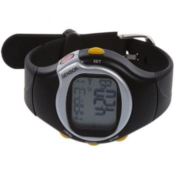 SODIAL(R) Nuevo pulso Deporte Calorias monitor del ritmo cardiaco del contador de fitness reloj de pulsera Negro