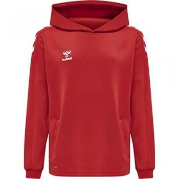 Hummel hmlCORE XK Children's Hoodie - Unisex, Poly Fabric, Red