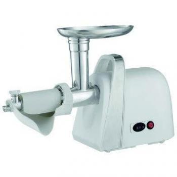 Picadora de carne y pasapuré de tomate 2 en 1 Zephir ZHC791, 800W, acero inoxidable, incluye adaptadores para embutidos y 3 discos