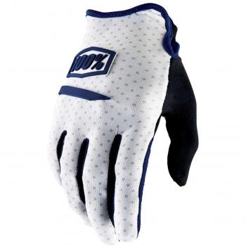 Inconnu 100% ridecamp Guante de montaña Unisex, Color Blanco