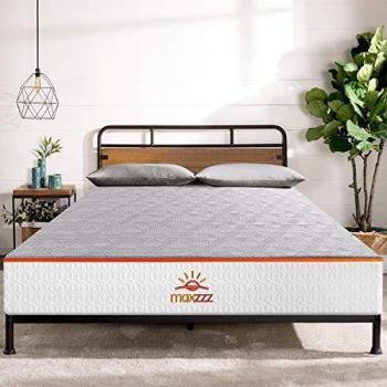 Maxzzz Colchon Viscoelastico Gel 90x190cm Colchones Carbón de Bambú para Cama 20CM Inhibir el Olor Colchón Dureza Media Antiácaros e Hipoalergénico Funda Lavable Cómodo y Transpirable