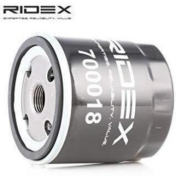 Filtro de aceite RIDEX enroscable 7O0018 para OPEL, FIAT y HYUNDAI