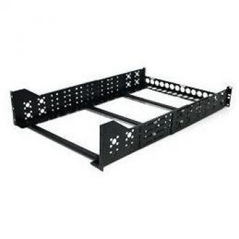 StarTech.com 3U Fixed 19 Adjustable Depth Universal Server Rack Rails
