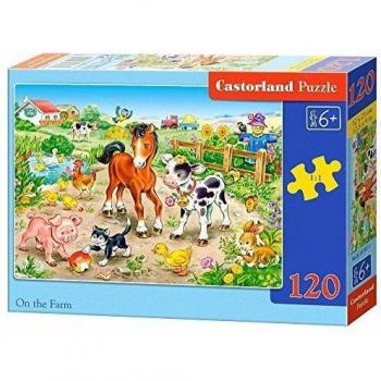 Castorland Classic On The Farm Rompecabezas de 120 Piezas, Multicolor