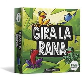 Juego de Mesa - Gira la Rana - ¡Ayuda a Tus Coloridas y llamativas Ranas a apoderarse de una pequeña Parte de la Selva!