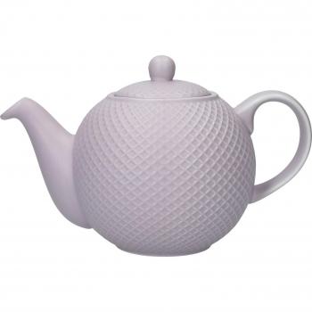 Tetera de cerámica London Pottery Globe, acabado texturizado, color verde, dimensiones 23 x 13,5 x 14,5 cm, peso 661 gramos, capacidad para 4 tazas (900ml)