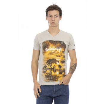Trussardi Action Beige Cotton T-Shirt - M