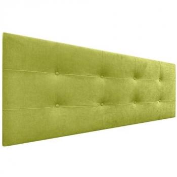 Cabecero Acolchado Capitone de Tela Acualine Pistacho 150x60cm con 8cm de Grosor para Camas Matrimonio e Individual