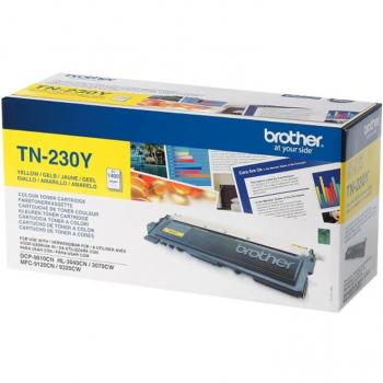 Brother TN-230Y Tóner Amarillo Original 1400 Páginas Compatible con HL-3040CN, HL-3070CW, DCP-9010CN, MFC-9120CN, MFC-932