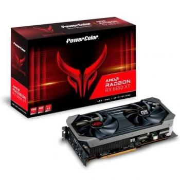 PowerColor Red Devil Radeon RX 6650 XT 8GB GDDR6 PCIe 4.0 Gaming Graphics Card with Triple Fan Cooling System
