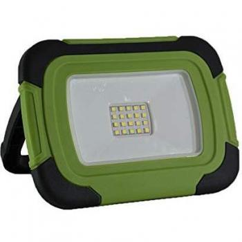 Faro LED Recargable 20W con Chip Samsung, 1400 lm, 4000K, IP44, Función SOS - Color Negro y Verde