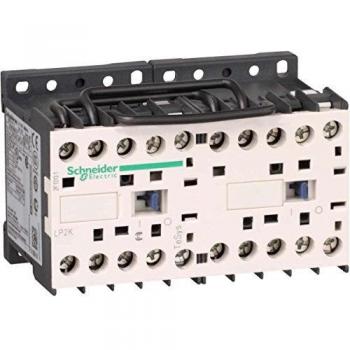 Inversor Schneider LP2K1210BD TeSys K, 3 polos, 3 NA, 12 A, bobina 24 V dc, potencia de 5.5 kW