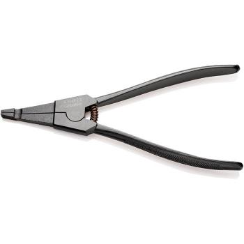 Pinza de montaje para anillos de seguridad KNIPEX 45 10 170, longitud 170 mm, brunitada