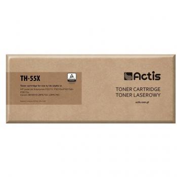 Cartucho de tóner Actis TH-55X Compatible Negro 1 pieza(s)