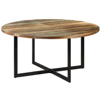 Mesa de comedor de madera maciza reciclada 150x75 cm