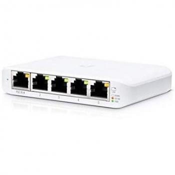 Ubiquiti Networks UniFi USW-Flex-Mini Managed 5-Port Gigabit Switch with USB-C Power Adapter