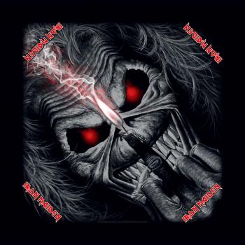Iron Maiden Eddie Candle Finger Bandana Negro