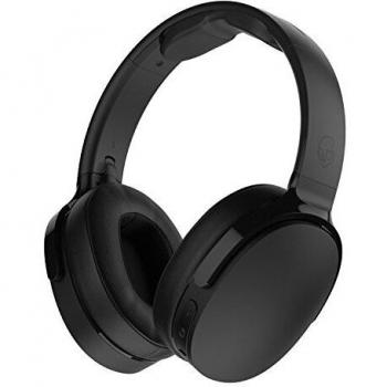 Skullcandy Hesh 3 Bluetooth Wireless Over-Ear Headphones with Microphone, Rapid Charge 22-Hour Battery, Foldable, Memory Foam Ear Cushions for Comfortable All-Day Fit, Black